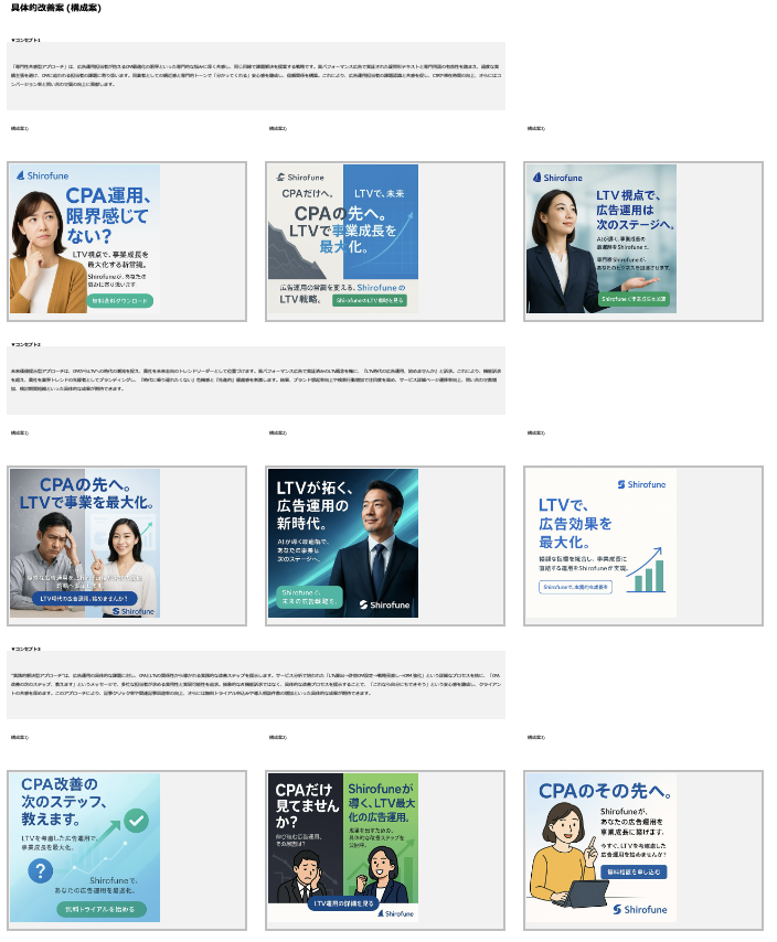 具体的改善案(構成案)
